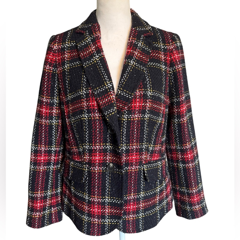 Talbots petites Aberdeen wool blend blazer size 12 petite - Picture 2 of 7